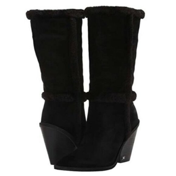 Sam Edelman Womens Ilsa Faux Fur Trim 